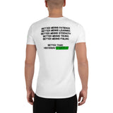 Keep Getting Better Green Men's Athletic BJJ Rash Gaurd