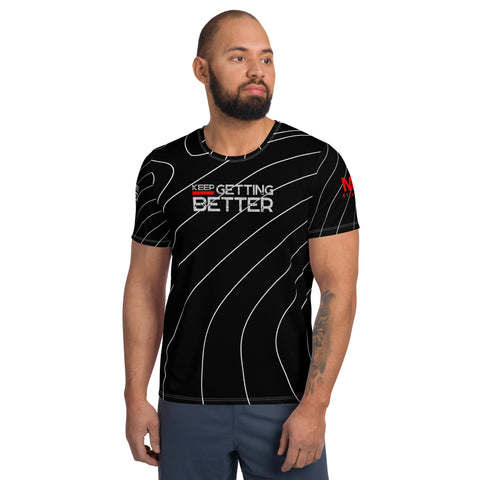 Keep Getting Better Men's Athletic BJJ Rash Guard