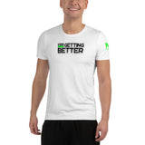 Keep Getting Better Green Men's Athletic BJJ Rash Gaurd