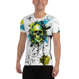 Skull Trash Polka Men's Athletic BJJ Rash Guard