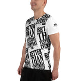 BTYE White Men's Athletic BJJ Rash Guard