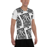 BTYE White Men's Athletic BJJ Rash Guard