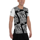 BTYE White Sleeve Men's Athletic BJJ Rash Guard