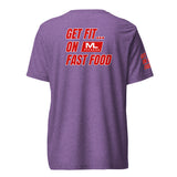 Get Fit On Fast Food premium short sleeve t-shirt