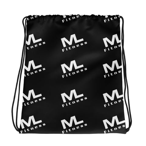 MLF Pattern Drawstring bag
